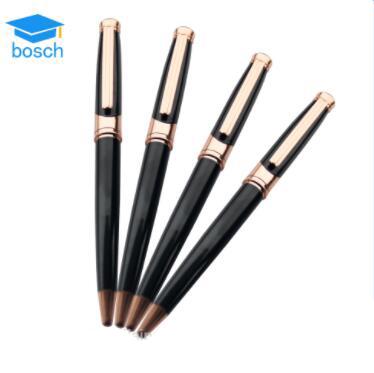 China office & School Pen Best Pens Metal Ballpoint Pen Luxury Custom Logo Rose Gold Ballpoint Pen for sale