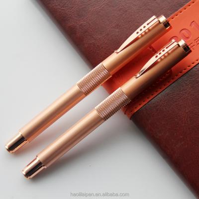 China office & School Pen Executive Luxury Pen for VIP Gift Pen Gold Metal Rollball Corporate Pen for sale