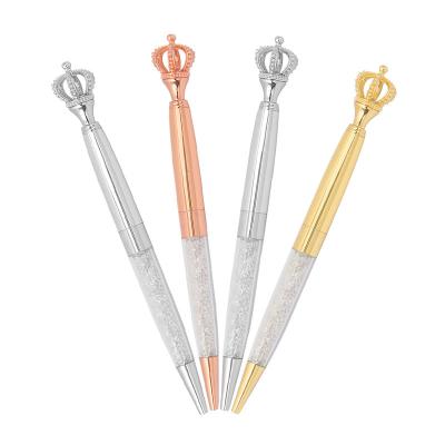 China office & School Pen Factory Direct Selling Fast Delivery Crown Pen With Crystal For Lady for sale