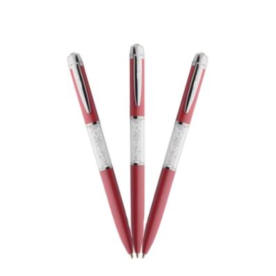 China office & School Pen Gift Items Crystal Ball Pen / Promotional Pens With Crystals Inside for sale