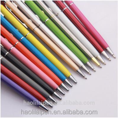 China office & School Promotional Pen Multicolor Cheaper Stylus Touch Ball Pen Slim Pen For Hotel Metal Pen for sale