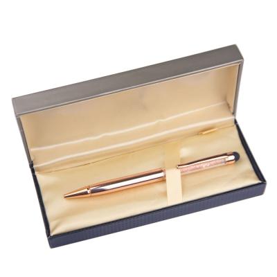 China office & Wholesale Crystal Pen School Pen With Empty Box DIY Pen With Custom Logo Gift Pen Set Case for sale