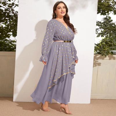 China Elegant Whosaler Viable Price Factory Chic Plus Big Size Muslim Abaya Oversized Maxi Dress Evening Maxi Dresses Luxury Designer Long Dress for sale