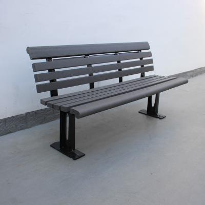 China Asiento de banco de jardín moderno de plástico reciclado para el patio de juegos del centro deportivo en venta