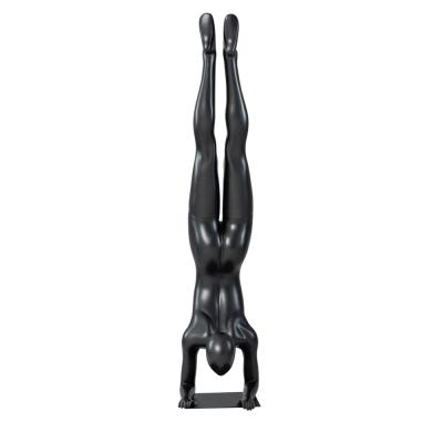 China Plus Size Fiberglass Female Full Body Sport Handstand Yoga Mannequins For Sale for sale