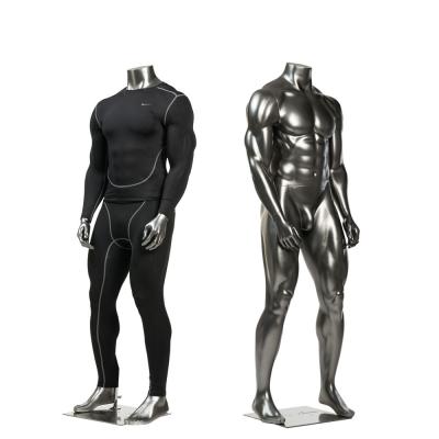 China Realistic Headless Muscle Male Mannequin Plus Size Tall for sale