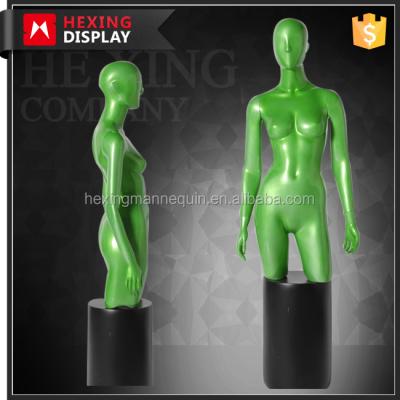 China Half Plus Size Good Quality Upper Body Female Mannequin With Hands for sale