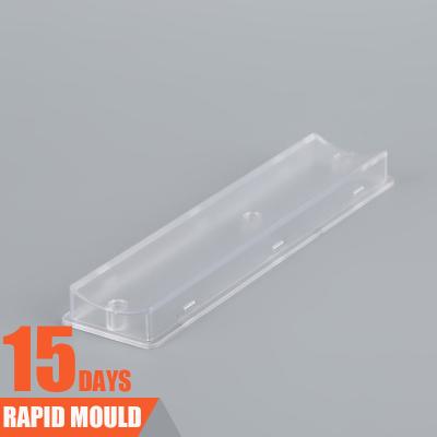 China High Definition Plastic Custom Clear Transparent Plastic Lampshade LED Injection Mold Mold for sale