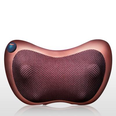 China Portable Wholesale Rechargeable Kneading Neck and Back Shiatsu Heating Shiatsu Neck and Waist Massager Pillow Massager for sale