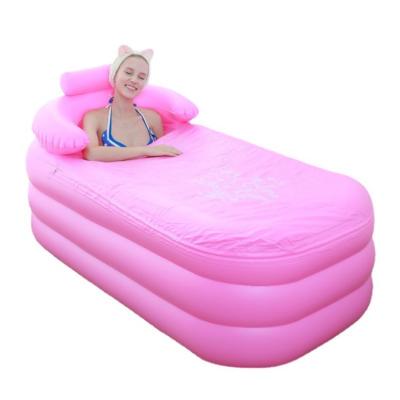 China Customized Foldable Hot Tubs Inflatable Spa Spa Jacuzzi Bathtub Comfortable Foldable Adult for sale