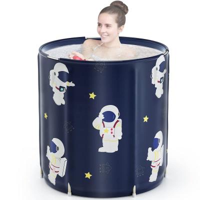 China 2022 Comfortable Portable Massage Bathtub Inflatable Hot Tub Have Running Outdoor Play Portable Inflatable Jacuzzi With Topper for sale