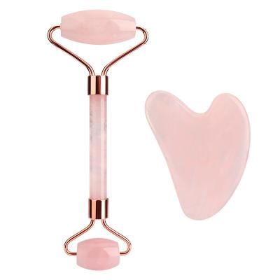 China 2020 designer portable Jade Roller and Gua Sha Massager kit gua sha facial massager for sale