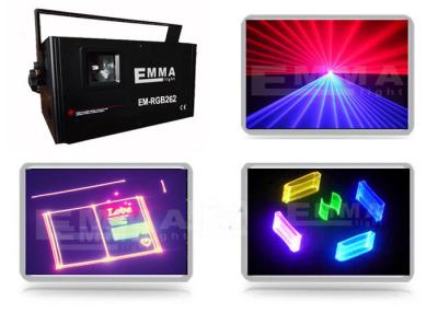 Cina 4W vita più lunga ILDA, DMX 512, deviazione standard, controllo della luce del partito del laser 3d di voce in vendita