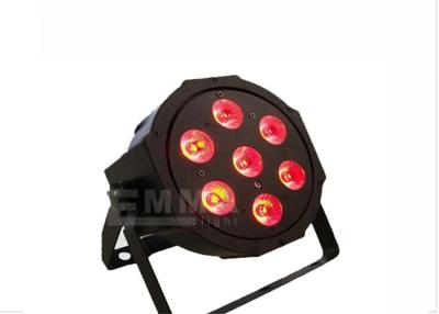 China 4Pc/Lot Slim Led Par Lights 7x12W RGBW 4IN1 , Led Par Cans Variable Speed for sale