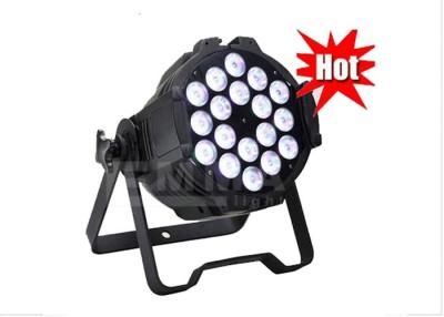 China High Brightness 18pcs X 5in1 RGBWA Led Par Lights , Stage Effect Light With DMX512 for sale