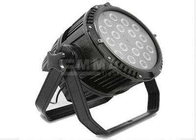 China Rgb Outdoor Led Par Lights 18pcs 10w 4 In 1 , Waterproof Church Stage Lighting for sale