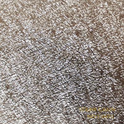 China Luxurious Waterproof Metallic Coated Paper Packaging With Straw Grain for sale