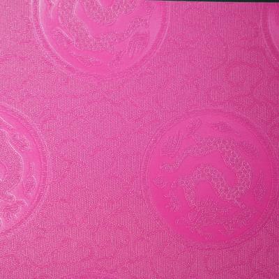 China Papel impermeable de encuadernación de cuero con patrón de linterna rosa en venta