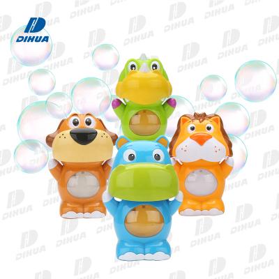 China 2000 Bubbles Per Tiny Portable Dinosaur Toy Bubble Machine Maker for Kids and Toddlers Outdoor Bubble Memory Maker Toy with Bubble Solution Refill for sale