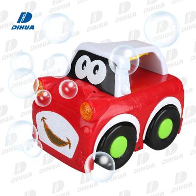 China With Sound Portable Interesting Handheld Cartoon Toy Car Bubble Memory Maker Bubble Machine For Kids With Realistic Horn Sound For Indoor Outdoor for sale