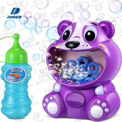 China 2000+ Bubbles Tiny Automatic Bubble Maker with 8 Bubble Wands for Boys Girls Baby Bath Toys Outdoor Party Game - Bubble Machine for Kids Toddlers for sale