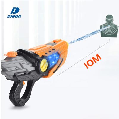 China Injection Summer Automatic Continuous Water Gun For Kids Boys Soaker Toys Super Electric Water Gun Toy For Outdoor Water Toy Game With Lights for sale