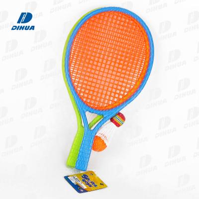 China Colorful Kids Outdoor Sports Toys Tennis Racket Toy With 2 Rackets And Ball Yard Kids Toy Big Outdoor Playground For Kids for sale