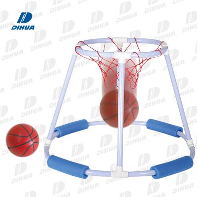 China Colorful Floating Basketball Hoop Game For Pool Water Basketball Hoop Basketball Game Pool Toys For Children for sale