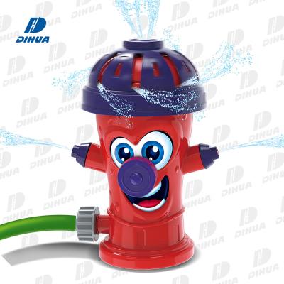 China Backyard Plastic Water Splash Squirters Toy Fire Hydrant Water Spray Sprinkler Toy For Kids Summer Outdoor Water Toy Game Fun for sale