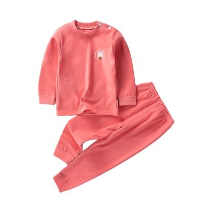 China Simplicity maker well-made children's autumn clothing suits and long pants boys underwear suits for sale