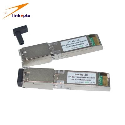 중국 BIDI Huawei 광학적인 송수신기, 10G SFP+ 양지향성 광섬유 송수신기 판매용