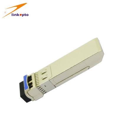 중국 광학적인 공용영역 광섬유 송수신기 10G SFP+ LR 1310nm 10km SMF 연결 판매용