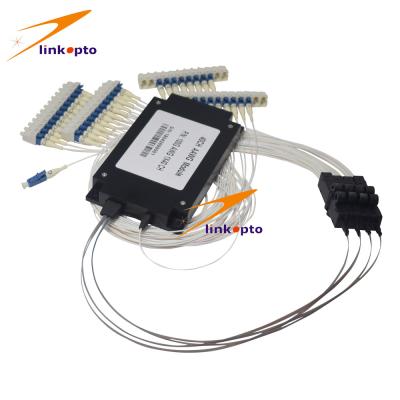 China A baixa perda de inserção 3.5db para o 48CH Gaussian AAWG Dwdm Multiplexe 100GHZ personalizou à venda