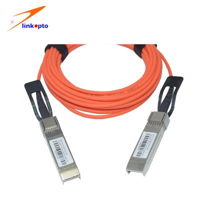 중국 직접적 첨부 10G SFP+ 20m DDM AOC 활동적 광케이블 판매용