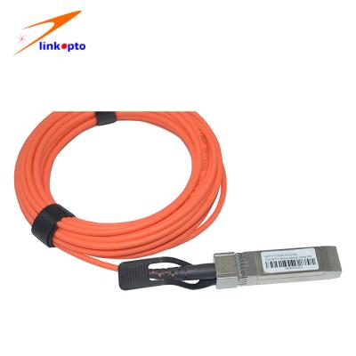 China DDM 5m 10G SFP+ ao cabo da fibra de SFP+ 100M AOC Qsfp à venda