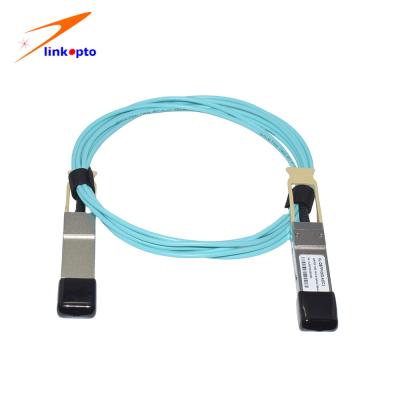 Китай QSFP28 к оптическому кабелю QSFP28 100G OM3 15m AOC активному продается