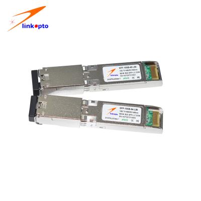 China de Module van 10G 1490/1550nm 80KM LC DOM Gigabit Ethernet SFP Te koop