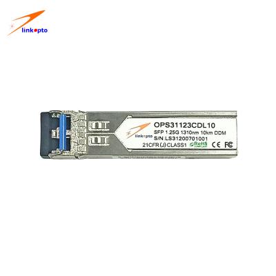 China SC Connector 1.25Gbase 1310nm 10KM SFP LR Transceiver DDM Ethernet SFP Module for sale