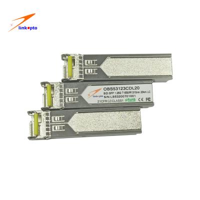 China Transceiver-Modul TUV 1550/1310nm 20km LC BIDI mit DDM zu verkaufen