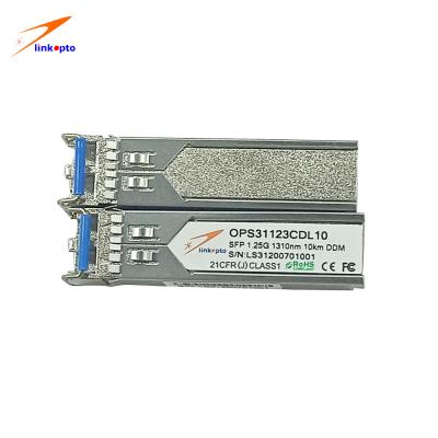 Chine émetteur du module DFB de SFP d'Ethernet de 1.25G 10KM 1310nm DDM à vendre