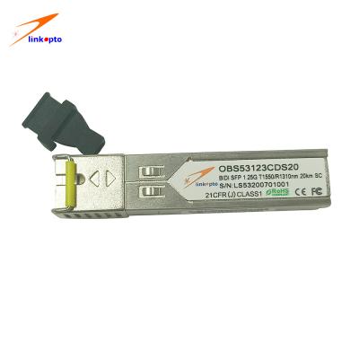 Chine Modules de TUV 1550nm 1310nm 20km LC BIDI SFP avec DDM à vendre