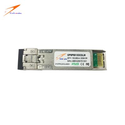 중국 SFP+ 10G 850nm 300m SR 멀티 모드 광섬유 광 모듈 송수신기 LC 연결기 판매용