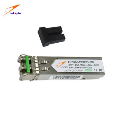 China 1,25 van de Zendontvangerethernet SFP van G 80KM SFP de Modulesfp Vezelmodule Te koop