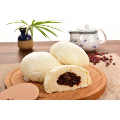 China Cooked No Meats Best Quality Frozen Red Bean Bun Steamed Buns Wholesale for sale