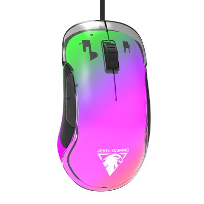 China Jedel GM1130 8D Gaming Gaming Mouse Wired Backlit Ergonomic Mice Programmable Gaming Mouses with Backlight Modes up to 6400 DPI for Windo for sale