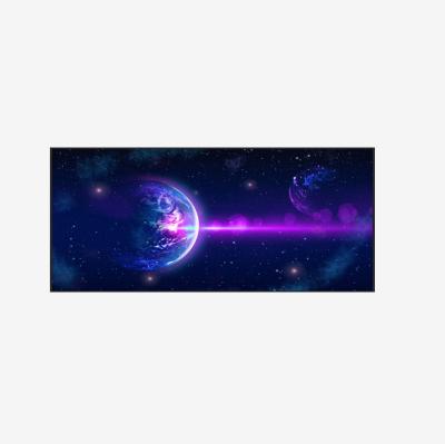 China HEATING Purple Gaming Mouse Pad HD Wallpaper Earth Pattern Notebook Desktop Keyboard Gaming Props Animated Mousepad for sale