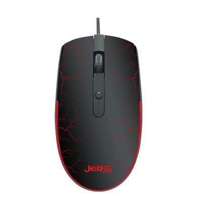 China 2021 Ergonomic 3D Jedel M81 LED Lighting Mouses Mouse Cable Ergonomic Desk and Gaming RGB Home Spectrum Computer Optica Backlit Mice for sale