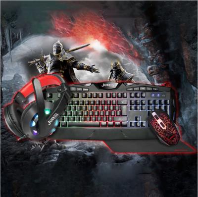 China Plug and Play Mechanical Gaming Keyboard USB Wired PC Gaming Keyboard for Gamer PC Laptop Keytop Keyboard Mouse Earphone Pad Sets for MAN for sale