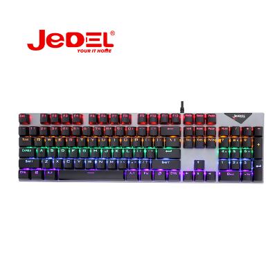 China Plug and Play Key Mechanical Keyboard USB Wired Gaming Backlit Mechanical Keyboard LED Shaft Gateron Optical Switches for Desktop Factory Price for sale