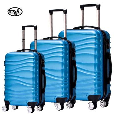 China ABS Trolley Luggage Used For Outdoor Carry On Bags Roll Luggage Plastic Travel Suitcase for sale